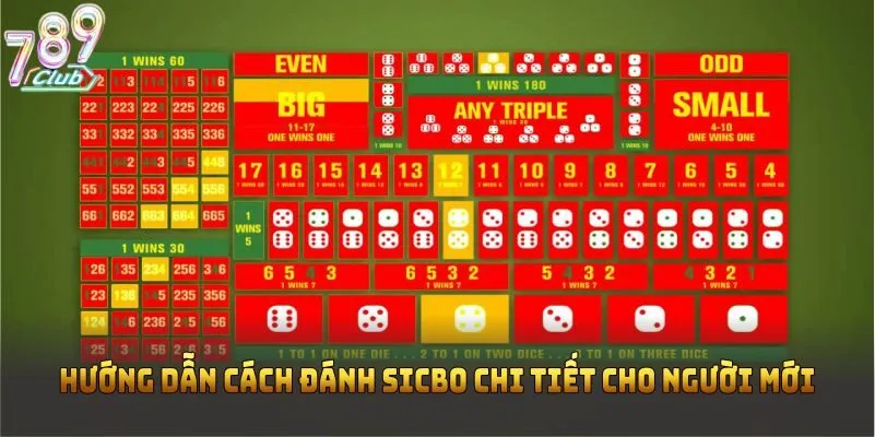 Hướng dẫn cách đánh sicbo chi tiết cho người mới