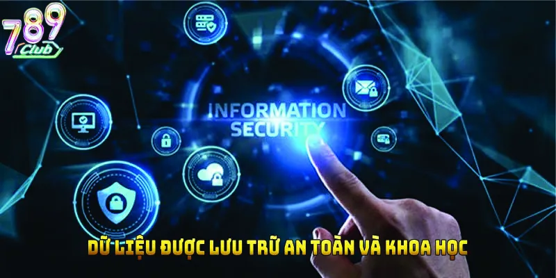 Dữ liệu được lưu trữ an toàn và khoa học